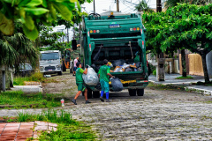 IAT reforçou o trabalho de coleta de resíduos sólidos nos sete municípios do Litoral do Paraná.