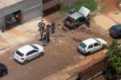 PMPR HELICÓPTERO AUXILIA PRISÃO SUSPEITOS