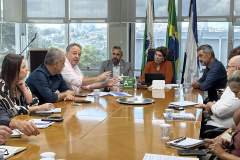Diretoria da Sanepar se reúne com Prefeitura para alinhar medidas para o abastecimento de Ponta Grossa