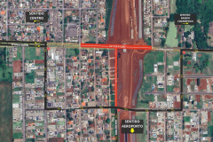 Avenidas de Foz do Iguaçu serão interditadas para avançar obra da Perimetral Leste