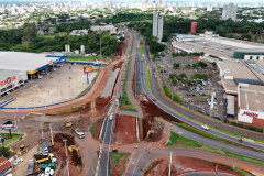 Obra do Trevo do Catuaí em Maringá entra em nova etapa