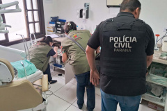 PCPR apreende medicamentos em duas clínicas e prende um dentista por tráfico de drogas em Curitiba