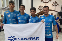 Com apoio da Sanepar atletas de vôlei de praia defendem o Brasil na Sérvia