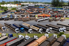 Porto de Paranaguá recebe o maior volume de caminhões da história no Pátio de Triagem