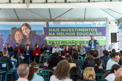 Nova estrutura do Colégio Profa. Rosa Frederica Johnson é entregue à comunidade de Almirante Tamandaré,com investimento de R$ 1,1 milhões do Governo do Estado