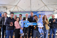  O vice-governador Darci Piana participa da inauguração do Residencial Verdes Campos. São 199 casas, sendo todas as unidades subsidiadas pelo Governo do Estado, por meio do Casa Fácil Paraná.