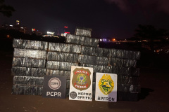 Ação integrada entre PMPR, PCPR e PF apreende mais de meia tonelada de maconha em Foz do Iguaç