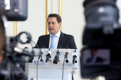 Governador Carlos Massa Ratinho Júnior, durante coletiva de imprensa no Palácio Iguaçu. - Curitiba, 02/01/2019 - Foto: Jaelson Lucas/ANPr