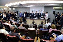 Governador Carlos Massa Ratinho Júnior durante visita ao Detran-Pr  -  Curitiba, 16/01/2019  -  Foto:  José Fernando Ogura/ANPr