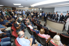 Governador Carlos Massa Ratinho Júnior durante visita ao Detran-Pr  -  Curitiba, 16/01/2019  -  Foto: Rodrigo Félix Leal