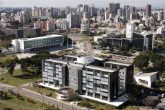 Palácio das Araucárias e Palácio Iguaçu.
Foto: Arnaldo Alves / AENotícias.
