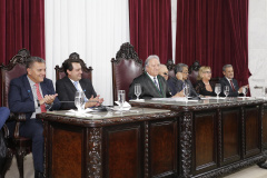 O governador Carlos Massa Ratinho Junior participa da posse de Nestor Baptista na Presidência do Tribunal de Contas do Estado do Paraná.  -  Curitiba, 23-01-19Foto: Arnaldo Alves / ANPr.