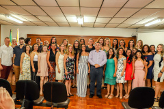 O secretário de estado da saúde, Beto Preto, participou na noite desta quinta-feira (24), da solenidade de formatura da 2ª turma de Residência Multiprofissional, da Autarquia Municipal de Saúde de Apucarana.Foto:Josias Pinto/Divulgação -SESA