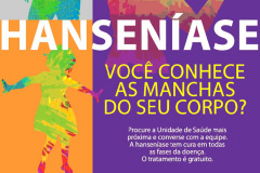 A hanseníase é silenciosa e pode demorar anos para apresentar os primeiros sintomas. Por isso é tão importante estar sempre atento aos sintomas, que podem facilmente passar despercebidos, ou ser confundidos com problemas passageiros. Foto: Arquivo/ANPr