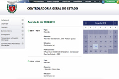 Reunião de secretariado, a pedido do governador Carlos Massa Ratinho Junior, a Controladoria Geral do Estado (GGE) editou uma resolução e solicitou a todos os secretários de Estado a divulgação das suas respectivas agendas nos portais institucionais das pastas. O objetivo é disponibilizar a ferramenta para consulta pública até o começo de março. Curitiba,19/02/2019 Foto:Jaelson Lucas / ANPr