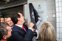 O governador Carlos Massa Ratinho Junior inaugura  a nova sede da Delegacia da Mulher e do Adolescente de São José dos Pinhais, na Região Metropolitana de Curitiba.Foto: Geraldo Bubniak/ANPr