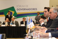 O governador Carlos Massa Ratinho Junior participou nesta quarta-feira (20), em Brasília, do Fórum de Governadores, que reuniu os chefes do Executivo dos 26 Estados e do Distrito Federal.   -  Brasília, 20/02/2019  -  Foto: Rodrigo Félix Leal/ANPr