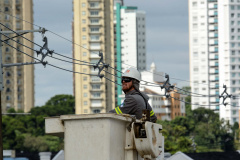 Pelo segundo ano consecutivo, a Copel foi eleita pela Agência Nacional de Energia Elétrica (Aneel) a melhor grande distribuidora de energia de todo o País e da região Sul na percepção do cliente residencial. A premiação é referente ao Índice Aneel de Satisfação do Consumidor (IASC) 2018, indicador que revela a satisfação do cliente com os serviços prestados. A premiação aconteceu nesta segunda-feira (25), em Brasília. Foto:Antonio Costa/Arquivo ANPr