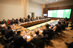 Governador em exercício Darci Piana coordena reunião com equipe de Governo.  -  Curitiba, 27/02/2019  -  Foto: Rodrigo Félix Leal/ANPr