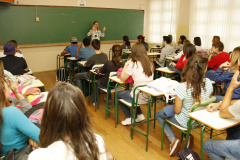 Enem 2019 deve contar com 95 mil estudantes da rede estadual. Foto: Hedeson Alves/Arquivo/SEED