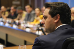 Governador Carlos Massa Ratinho Júnior coordena reunião com o secretariado  -  Curitiba, 19/03/2019  -  Foto: José Fernando Ogura/ANPr