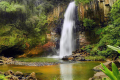 Cachoeira Chicão II, em Faxinal. Foto: Prefeitura de Faxinal