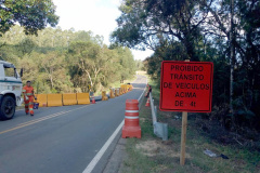 Veículos pesados não podem transitar em trecho da PR-340. Foto: Arquivo/DER