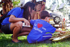 No Paraná, autistas participam de campanha no Dia Mundial . Foto:Soldado Feliphe Aires-  Arquivo/ANPr