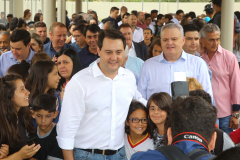 |Governador Carlos Massa Ratinho Júnior inaugura em Guarapuava a nova sede do Colégio Estadual Pedro Carli  -  Guarapuava, 04/04/2019  -  Foto: Jaelson Lucas/ANPr
