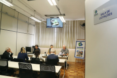 04/2019 - Licitação com transmissão ao vivo. Foto: Gilson Abreu/ANPr