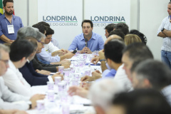 Governador Carlos Massa Ratinho Junior durante reunião com a equipe de governo. Londrina 11/04/2019. Foto: Rodrigo Felix Leal/ANPr
