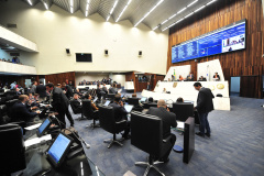 O Paraná poderá ser pioneiro no País com a criação do primeiro Fundo Estadual do Trabalho. A Secretaria de Estado da Justiça, Família e Trabalho articulou durante meses junto à Assembleia Legislativa o projeto de Lei nº 211/2019, que institui a criação do Fundo, aprovado nesta terça-feira (23) em primeira votação na sessão plenária da Assembleia.  -  Curitiba, 23/04/2019  -  Foto: Dálie Felberg/Alep