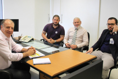 O secretário estadual do Desenvolvimento Urbano, João Carlos Ortega, recebeu nesta quarta-feira (24) mais de uma dezena de prefeitos que apresentaram listas de prioridades às suas respectivas populações.  -  Curitiba, 24/04/2019  -  Foto: Divulgação SEDU