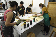 Curso Técnicas da Arte Urbana, por Marciel Conrado.Curitiba, 17 de abril de 2019.Foto: Kraw penas/SEEC