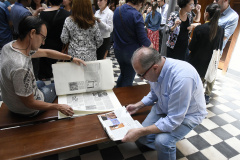 o Museu de Arte Contemporânea do Paraná (MAC-PR) e a Secretaria de Estado da Cultura (SEEC) abrem a exposição "História Sem Fim: O Pensamento Revolucionário de Adalice Araújo", no hall da SEEC. Curitiba, 30 de março de 2019.Foto: Kraw Penas/SEEC