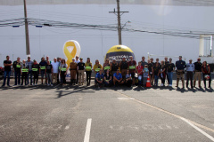 Motociclistas de Curitiba e Região Metropolitana participaram de uma instrução educativa sobre direção defensiva na manhã deste sábado (04/05), Dia Mundial do Trânsito, para reforçar a campanha educativa Maio Amarelo, do Departamento de Trânsito do Paraná (DETRAN) e da Polícia Militar. Foto:Soldado Amanda Morais