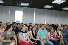 Os servidores do Instituto Paranaense de Desenvolvimento Educacional (Fundepar) iniciaram nesta segunda-feira (6), em Curitiba, as atividades da Semana Estudo e Planejamento: Aprendizagem 2019. O evento de formação debate temas que envolvem a infraestrutura escolar para apontar melhorias para contribuir com a qualidade do ensino paranaense. Foto: Divulgação/Fundepar