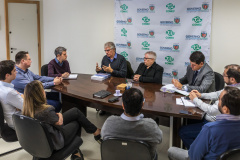 Comec recebe Vicente Loureiro, ex-diretor da Câmara Metropolitana do Rio de Janeiro para debater PDUI.
Curitiba, 21/05/2019
Foto: Maurilio Cheli