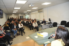 A Secretaria da Saúde do Paraná realiza nesta segunda e terça-feira (27 e 28), em Curitiba, capacitação para profissionais de atuam no Programa Estadual de Controle do Tabagismo e que serão multiplicadores das informações em seus municípios.  -  Curitiba, 27/05/2019  -  Foto:  Américo Antonio Jr.