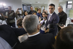 Coletiva na Delegacia de Combate a Corrupção, sobre a Operação Peça Chave. N/F: diretor geral da secretaria de Administração e Previdência, Braulio Cesco Fleury.Curitiba, 28-05-19Foto: Arnaldo Alves / ANPr.