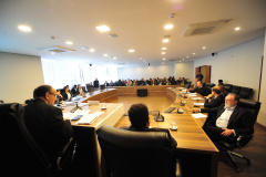 A Secretaria de Estado da Saúde apresentou nesta terça-feira (4), aos deputados que fazem parte da Comissão de Saúde da Assembleia Legislativa, o relatório de suas atividades nos quatro primeiros meses deste ano.Foto: Dálie Felberg/ALEP