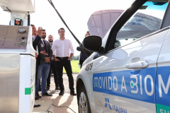 Governador carlos Massa Ratinho Junior durante encontro com o diretor - geral brasileiro da Itaipu Binacional, general Joaquin Silva e Luna  -  Foz do Iguaçu, 12/06/2019  -  Foto: Rodrigo Félix Leal/ANPr