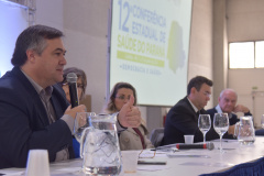 A 12ª Conferência começou na terça-feira (11) e segue até amanhã (13), com a participação de cerca de 1,2 mil delegados que representam os usuários, profissionais, prestadores de serviços e gestores de Saúde do Paraná.  Curitiba, 12/06/2019  -  Foto: Américo Antônio Júnior