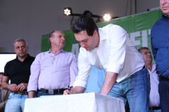 O governador Carlos Massa Ratinho Junior anunciou nesta quinta-feira (13) o investimento de 26.963.670,76 para benefícios à população de São José dos Pinhais, na Região Metropolitana de Curitiba.  -  São José dos Pinhais, 13/06/2019  -  Foto: Rodrigo Félix Leal/ANPr