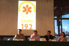 Siate e Samu simulam exercício de atendimento a múltiplas vítimas  -  Curitiba, 14/06/2019  -  Foto:  Divulgação SESA