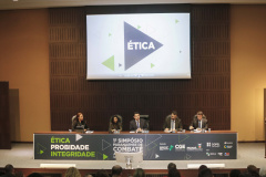 Simpósio: Ética, Probidade e Integridade. N/F:Curitiba, 14-06-19.Foto: Arnaldo Alves / ANPr.