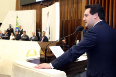 Comemoração de 100 de Convenção Batista na Assembléia Legislativa do Paraná, com homenagem do Governador Carlos Massa Ratinho JuniorFoto Gilson Abreu