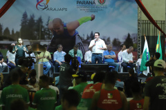 Governador Carlos Massa Ratinho Junior abre oficialmente a oitava edição dos Jogos Paradesportivos do Paraná (Parajaps), em Londrina.  -  Londrina, 20/06/2019  -  Foto: Rodrigo Félix Leal/ANPr