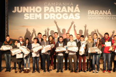 Lançamento da campanha Junho Paraná Sem Drogas. -Foto: Rodrigo Felix Leal/ANPr