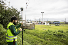A empresa pública Portos do Paraná está fazendo o levantamento topográfico do terminal Público Barão de Tefé, localizado no município de Antonina. O estudo, uma iniciativa própria, pode servir de parâmetro para empresas que futuramente tenham interesse em investir na área.   -  Antonina, 26/06/2019  -  Foto: Cláudio Neves/Portos do Paraná